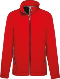 2-layer softshell jacket K424 Kleur RED