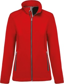 2-layer softshell jacket K425 Kleur RED