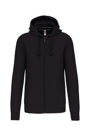 Full zip hooded sweatshirt K454 300 gr Kleur DARK GREY