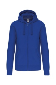 Full zip hooded sweatshirt K454 300 gr Kleur light royal blue