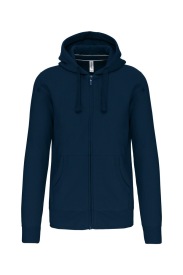Full zip hooded sweatshirt K454 300 gr Kleur NAVY