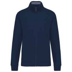 Men's full zip sweat jacket K546 Kleur NAVY