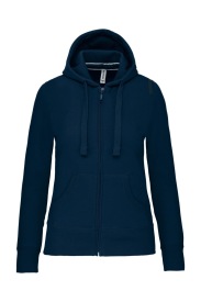 Full zip hooded sweatshirt K464 Kleur NAVY