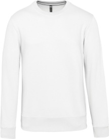 Crew neck sweatshirt K488 Kleur WHITE