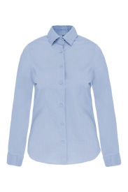 Ladies' long-sleeved stretch shirt K543 Kleur LIGHT BLUE