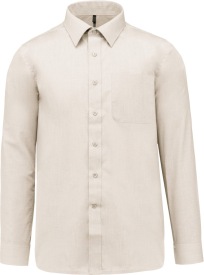 Jofrey > Men's Long-sleeved shirt K545 Kleur BEIGE
