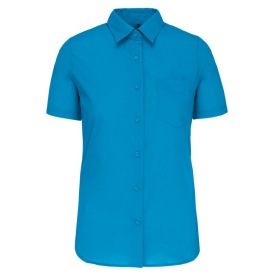 Judith > Ladies' short-sleeved shirt K548 Kleur TURQUOISE