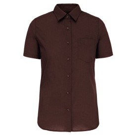Judith > Ladies' short-sleeved shirt K548 Kleur BROWN