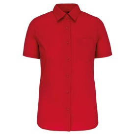 Judith > Ladies' short-sleeved shirt K548 Kleur CLASSIC RED