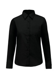 Jessica > Ladies' long-sleeved shirt K549 Kleur BLACK