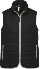 Quilted bodywarmer K6116 Kleur BLACK
