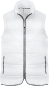 Quilted bodywarmer K6116 Kleur WHITE