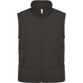 bodywarmer fleece gevoerd K6118 Kleur DARK GREY