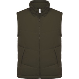 bodywarmer fleece gevoerd K6118 Kleur DARK GREEN