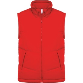 bodywarmer fleece gevoerd K6118 Kleur RED