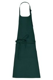 Voorbindschort Organic Cotton Apron with pocket K8007 Kleur AMAZON GREEN