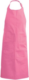Voorbindschort Cotton apron with pocket K885 Kleur DARK PINK