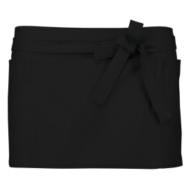 Voorbindschort COTTON SHORT APRON K886 Kleur BLACK
