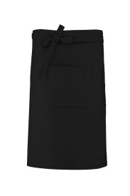 Voorbindschort Cotton long apron K887 Kleur BLACK