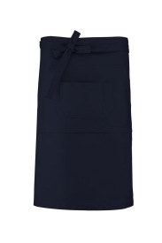 Voorbindschort Cotton long apron K887 Kleur NAVY
