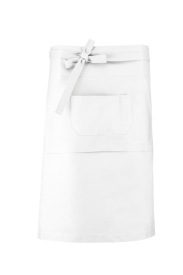 Voorbindschort Cotton long apron K887 Kleur WHITE