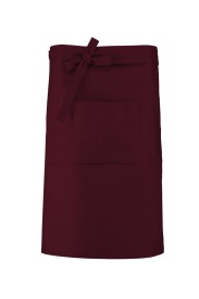 Voorbindschort Cotton long apron K887 Kleur WINE