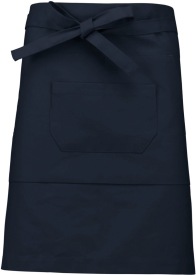 Polykatoen halflang schort Kleur NAVY