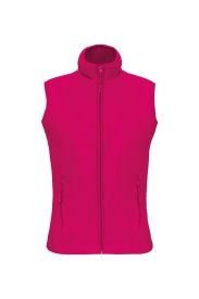 Bodywarmer Melodie > microfleece gilet K906 Kleur FUCHSIA