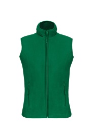Bodywarmer Melodie > microfleece gilet K906 Kleur KELLY GREEN