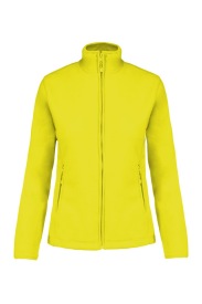 Maureen > full zip microfleece jacket K907 Kleur FLUORESCENT YELLOW