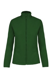 Maureen > full zip microfleece jacket K907 Kleur FOREST GREEN