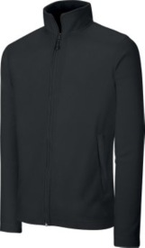 Full zip microfleece jacket K9102 180 gr Kleur BLACK