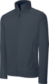 Full zip microfleece jacket K9102 180 gr Kleur CONVOY GREY