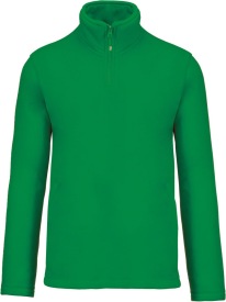 Enzo &gt; Zip neck fleece trui K912 Kleur KELLY GREEN