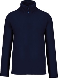 Enzo &gt; Zip neck fleece trui K912 Kleur NAVY