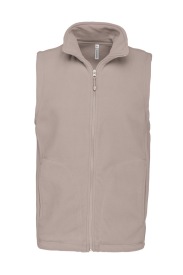 Bodywarmer Luca > microfleece gilet K913 Kleur BEIGE