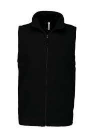 Bodywarmer Luca > microfleece gilet K913 Kleur BLACK