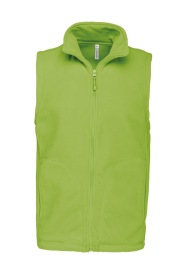 Bodywarmer Luca > microfleece gilet K913 Kleur LIME
