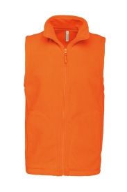 Bodywarmer Luca > microfleece gilet K913 Kleur ORANGE