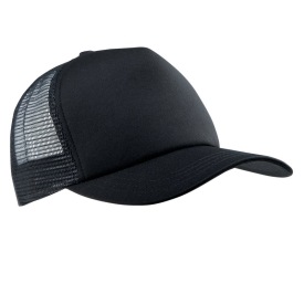 Trucker mesh cap - 5 panels Kleur BLACK