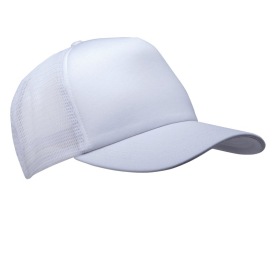 Trucker mesh cap - 5 panels Kleur WHITE