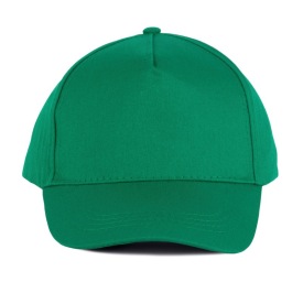 Cotton cap - 5 panels Kleur KELLY GREEN