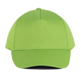 Cotton cap - 5 panels Kleur LIME