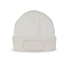 Muts met patch en Thinsulate-voering Kleur WHITE