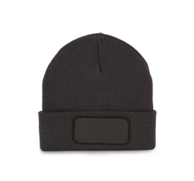 Muts met patch Kleur DARK GREY