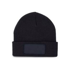 Muts met patch Kleur NAVY