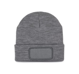Muts met patch Kleur OXFORD GREY