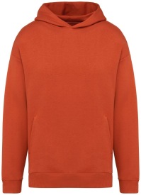 Uniseks oversized sweater met capuchon ?- 300?gr/m Kleur BRICK