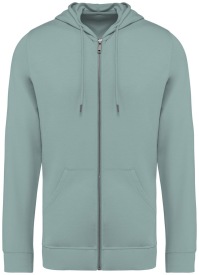Heren sweater met capuchon en rits - 260 gr/m2 Kleur JADE GREEN