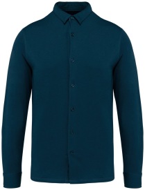 Jersey herenoverhemd Kleur BLUE